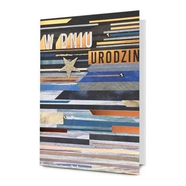 Felicitare Urodziny, Pan Dragon, multicolor, set cu plic