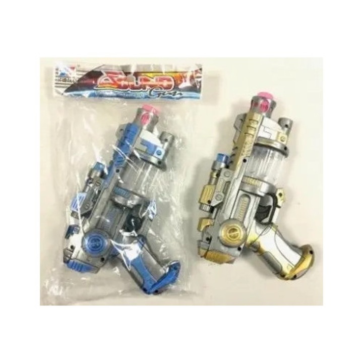 Pistol sonor pe baterii, Pegaz Toys, multicolor