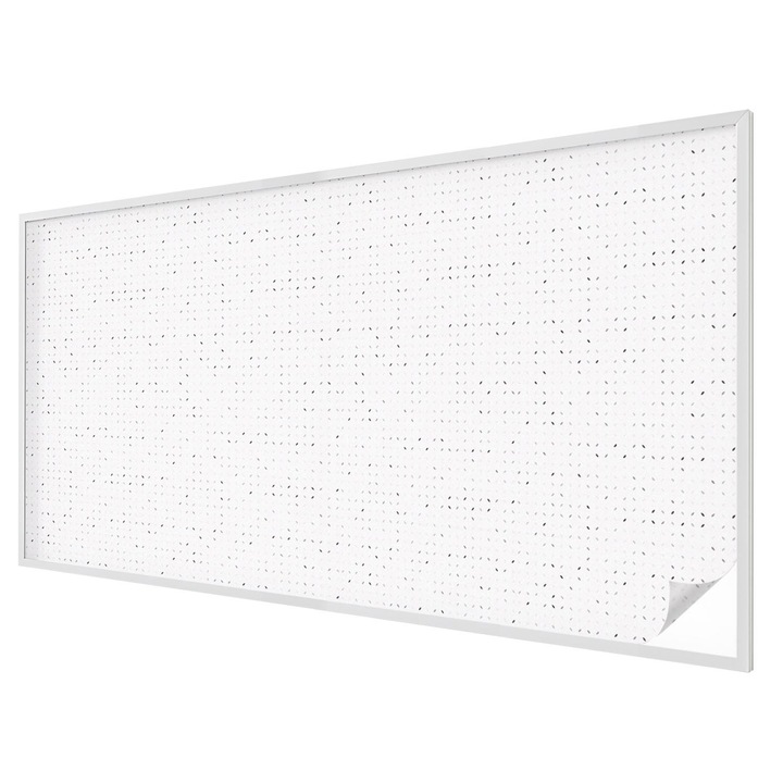 Folie geam vitraliu, Tulup, Puncte pe un model minimalist de fundal alb, Intimitate pentru Geamuri si Ferestre, 200x100 cm, Ideal Pentru Decor Interior, 010450850030000013104