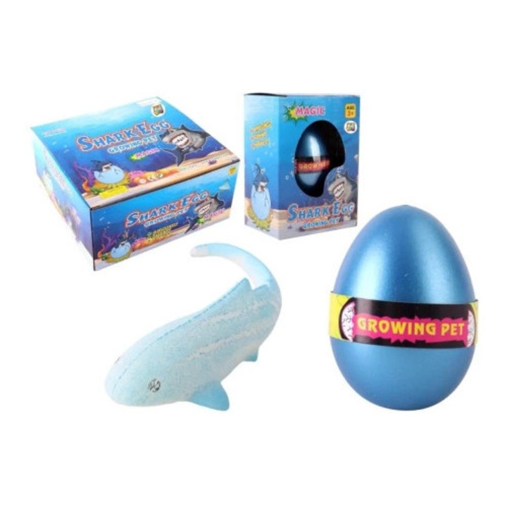 Pro Kids oktatójáték, Növekvő cápatojás, nem mérgező műanyag, 24-48 óra, többszínű