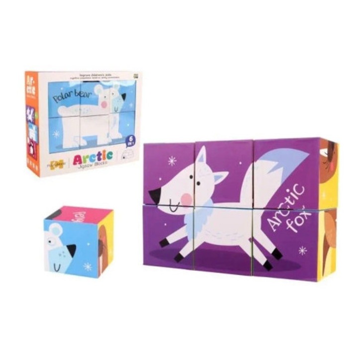 Seturi de constructie Pro Kids, animale polare, multicolor