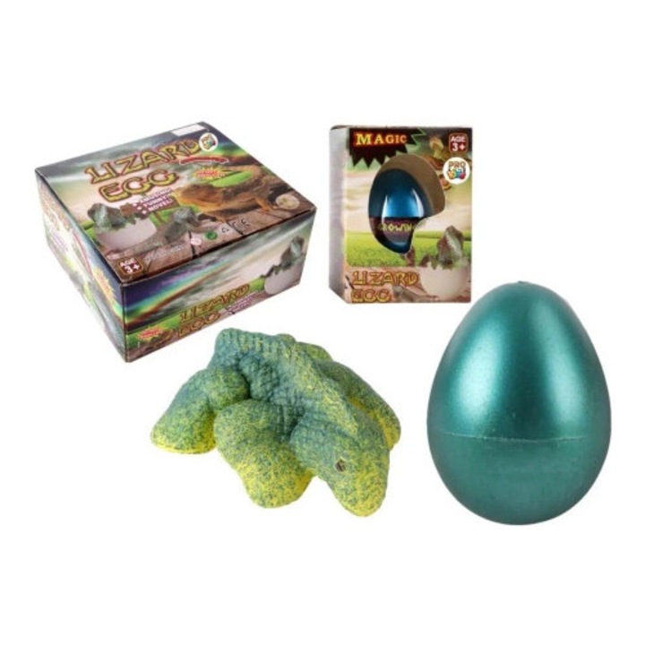 Jucarie interactiva Pro Kids, ou cu soparla care creste, 10x15cm, multicolor