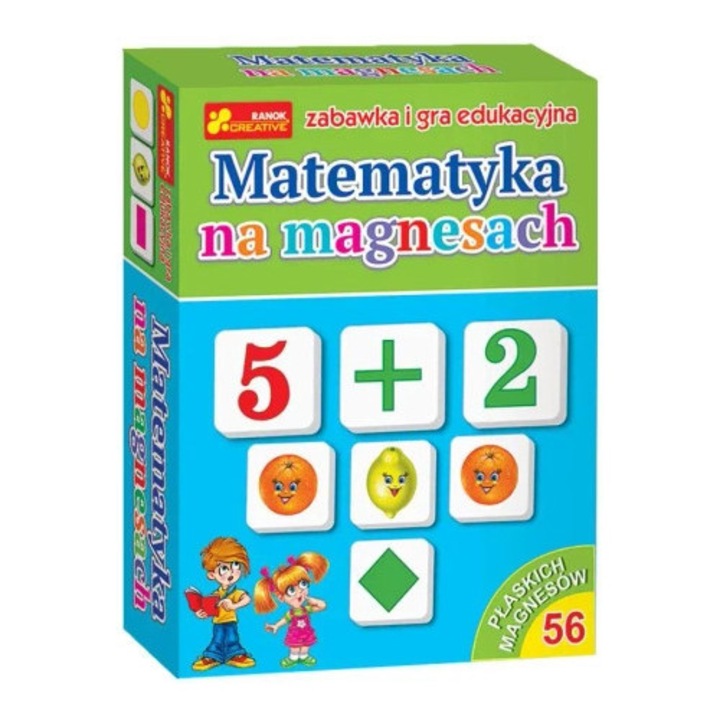 Set joc educativ - Ranok-Creative, matematica pe magneti, multicolor, pentru copii