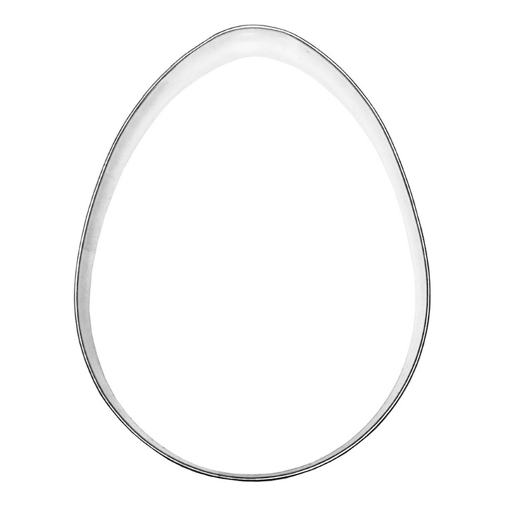 Forma pentru prăjituri EkoForemki, ou, oțel, 9.1x6.8cm