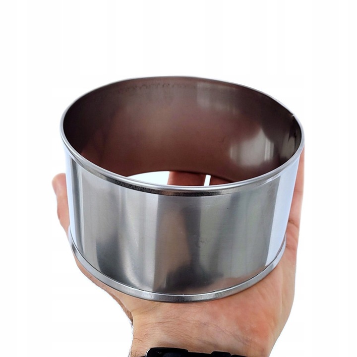 Forma Cofetărie Rotundă EkoForemki, 11x6cm, Inox, pentru torturi și deserturi