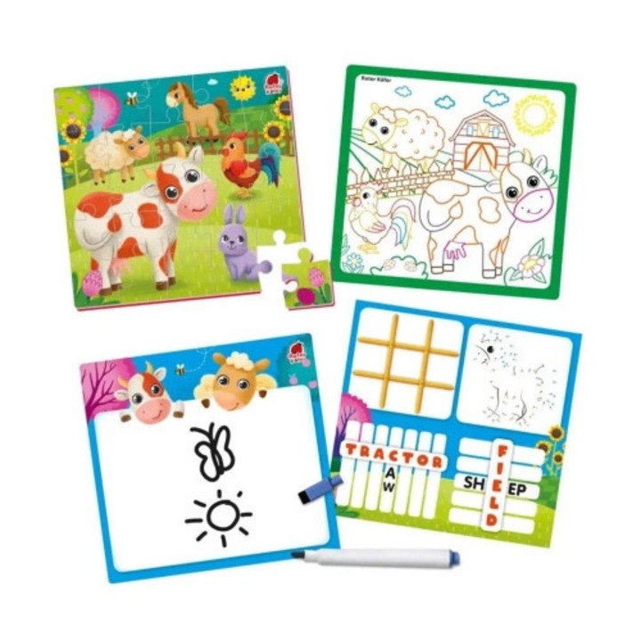 Set 4 in 1 Farma, Roter Kafer, 4 functii, multicolor