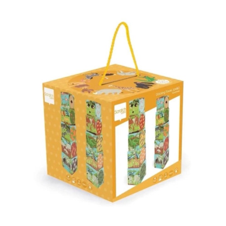 Piramida Jumbo, Scratch, 5 elemes, 77cm, többszínű