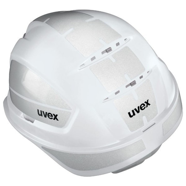 Uvex 9772026 pheos B sisak fényvisszaverő csíkokkal szellőző HDPE fehér