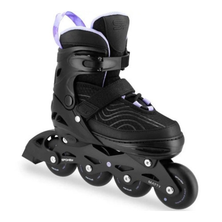 Role reglabile Spokey, aluminiu, ABEC-7, 35-38, 39-42, culori TIE-DYE