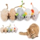 Jucarie Pentru Pisici, 5 cm, Set 10 X Soareci, Jucarii interactive cu catnip pentru pisicile de interior plictisite