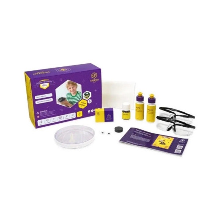 Set experimente stiintifice SmartBee, slime, magnetism, AR, pentru copii