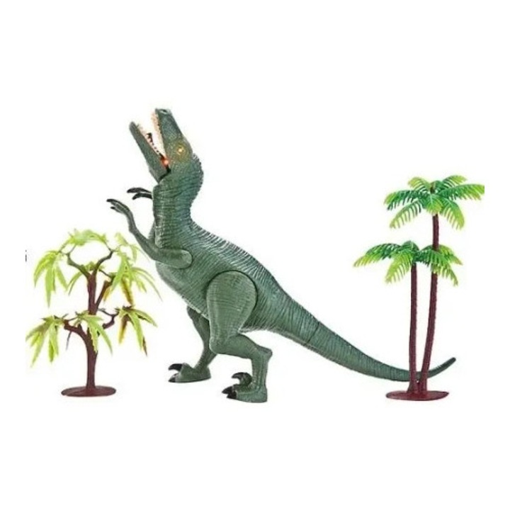 Interaktív dinoszaurusz fényekkel és hangokkal, Smily Play, AG13 elemekkel