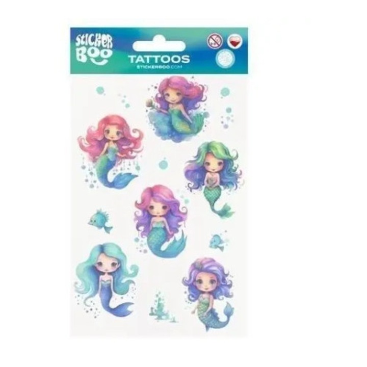Tatuaje temporare Sticker Boo set 1 foaie mix modele