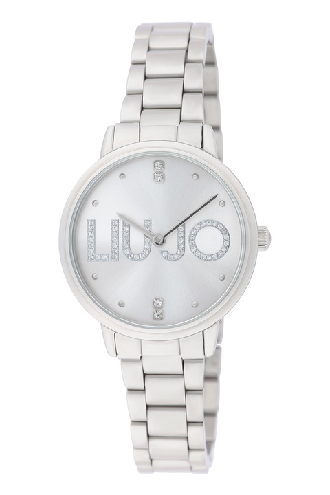 Liu Jo, Rozsdamentes acél analóg karóra kristályokkal, Ezüstszín