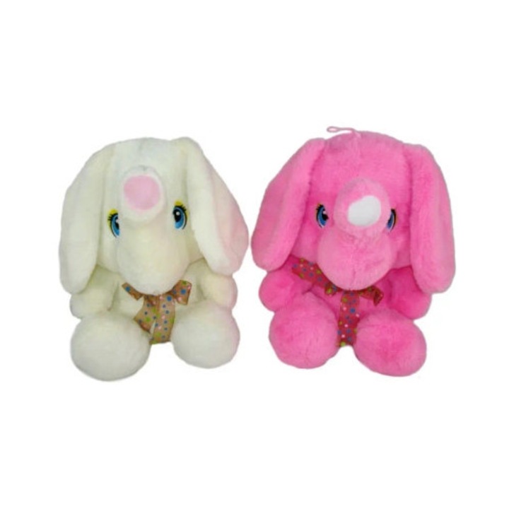 Jucarie de plus, Sun-Day, Slon, 30cm, roz