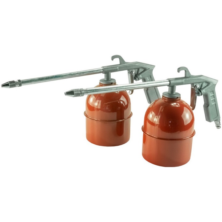 2 db pneumatikus olajszóró pisztoly, 10 BAR, 1/4", 900 ml
