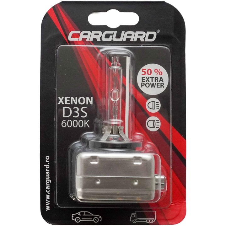Bec Auto Xenon CARGUARD D3S 6000K