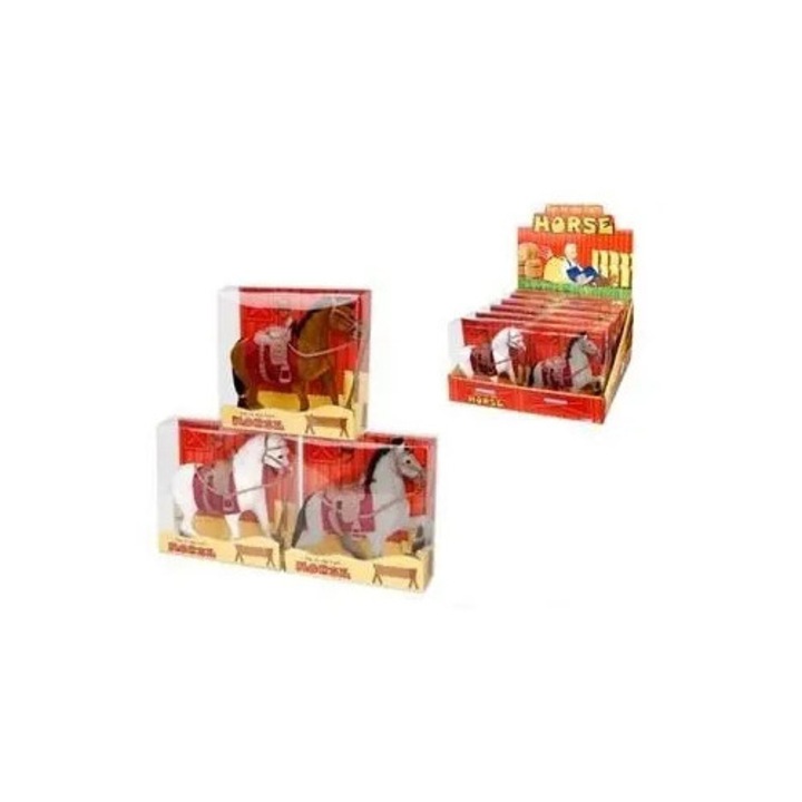Figurina konik cu siodlo, SWEDE, multicolor, set 1 bucata