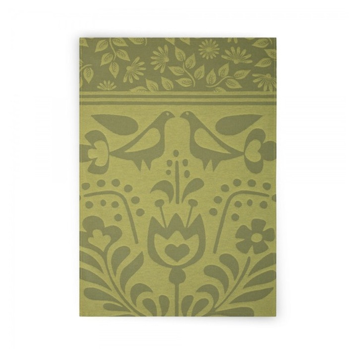 Кърпа Kuku Ryku, 100% памук, 50x70см, бледо зелена