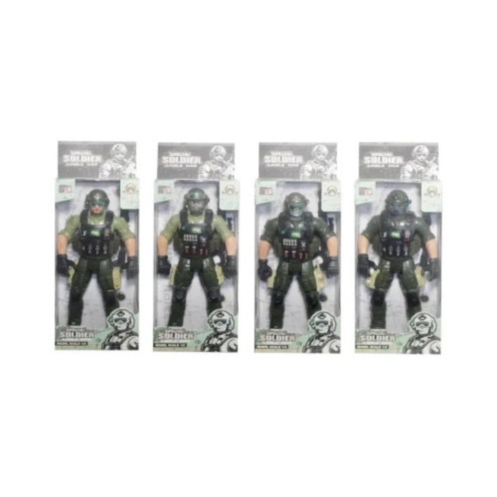 Figurina soldat, SWEDE, set, multicolor, 3 ani, dimensiuni ambalaj: 10x15x22cm