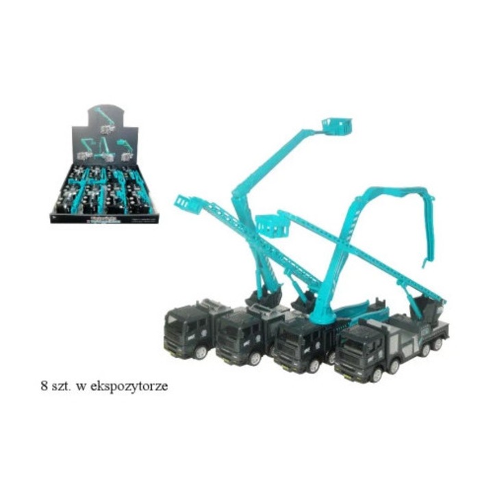 Camion de constructie cu macara, SWEDE, dimensiuni variabile