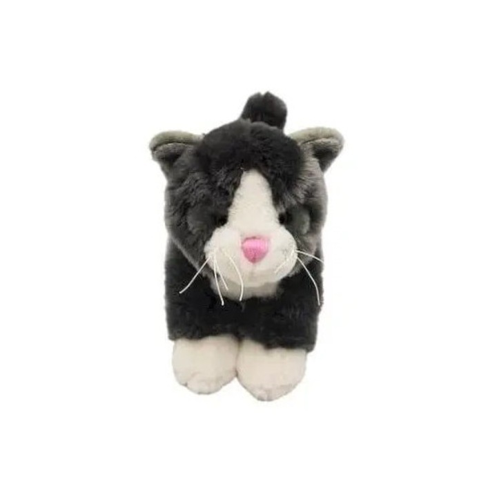 Pisica de plus gri, Smily Play, jucarie de plus