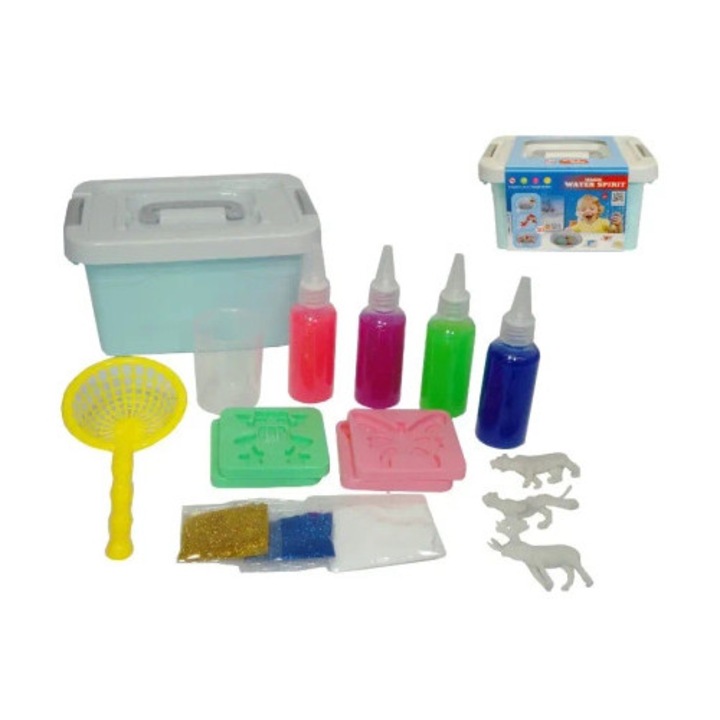 Set creativ SWEDE pentru copii, forme si figurine, multicolor, 30x20cm