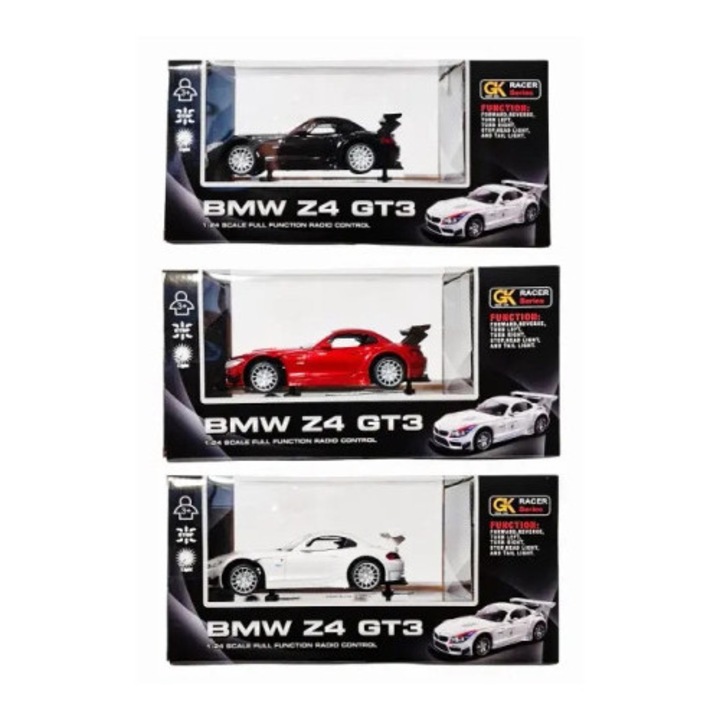 Masinuta BMW cu telecomanda MIX, multicolor, set