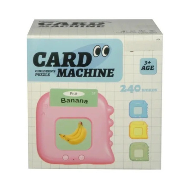 Joc educativ, SWEDE, cititor de carduri, set cu 240 cuvinte, 3 ani+, dimensiuni ambalaj: 20x15x5cm