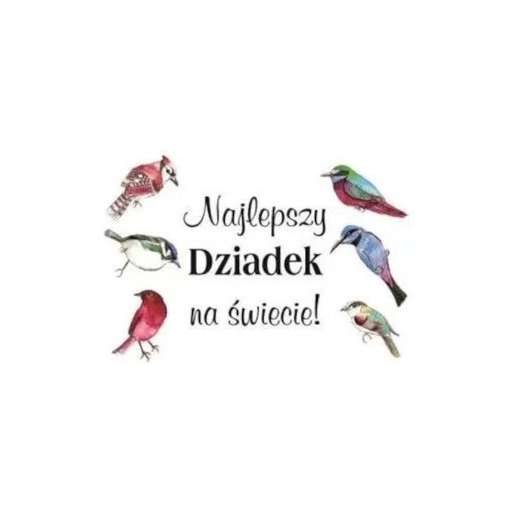 Magnet decorativ, Szaron, Cel mai bun Djed, pentru cadou, 7x5cm