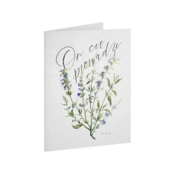 Felicitare Szaron, On te conduce, eco, 10x15cm