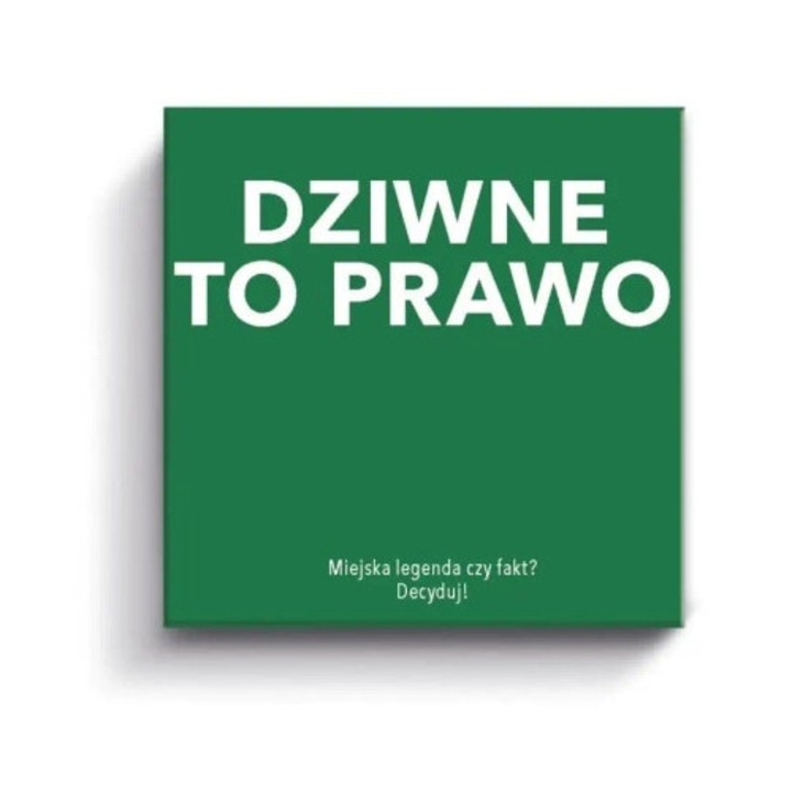Tactic társasjáték, Gift Games: Dziwne to prawo, színes design, 2-6 játékos részére, 15+