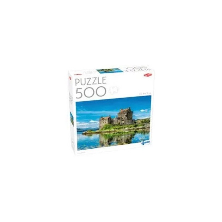Puzzle 500 Tactic Dornie Scotland, 500 darab, kezdőknek és puzzle-rajongóknak