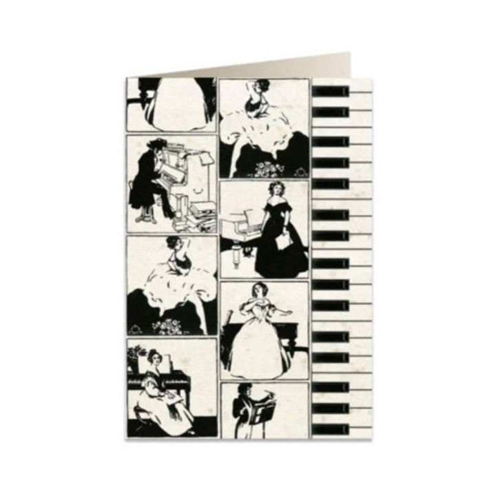 Felicitare B6 cu coperta Tassotti, 200g/m2, produs in Italia