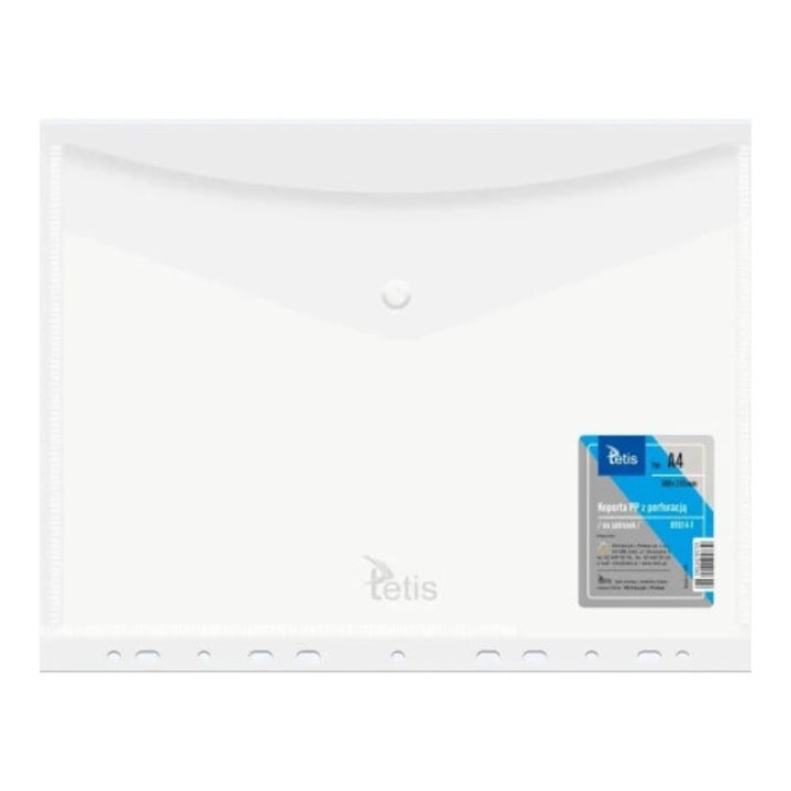 Dosar A4 Tetis, PP, 6 bucati, colorat, 308x235mm