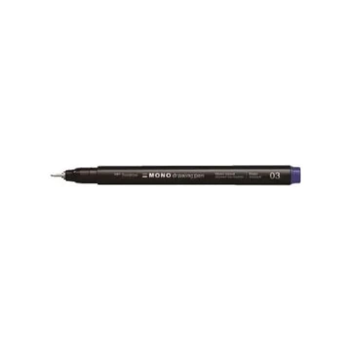 Технически молив Tombow, 0,35 мм, пигментиран, водоустойчив, син