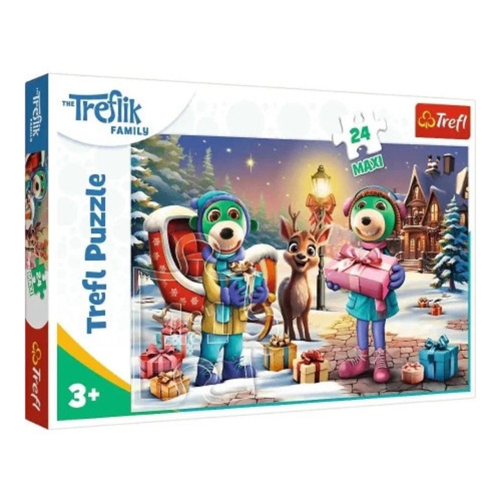 Puzzle Maxi 24 Téli Idő, Trefl, 24 darab, többszínű