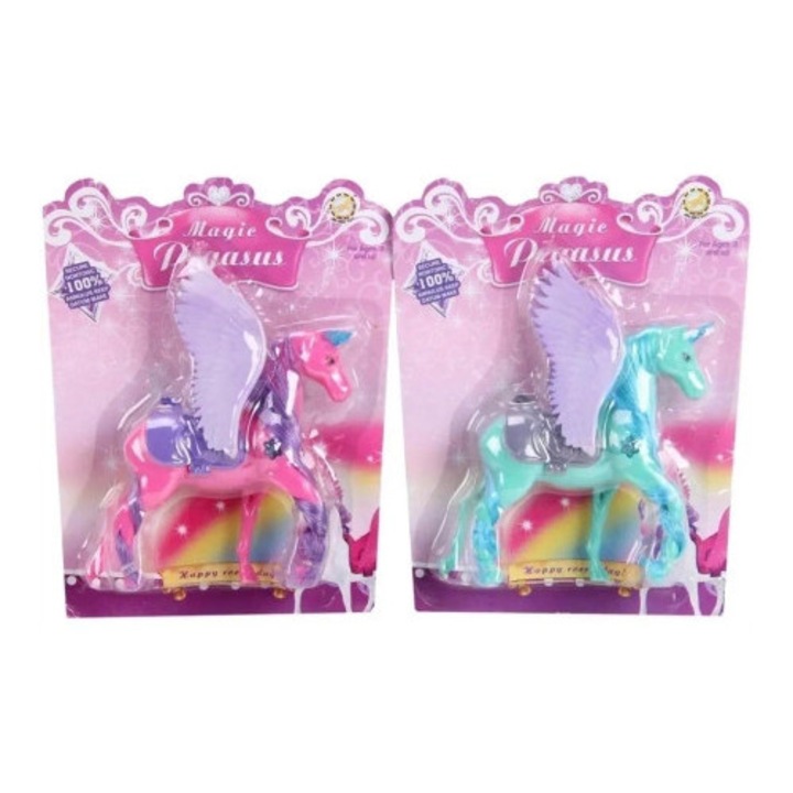 Figurina cal Pegaz Trifox set, multicolor