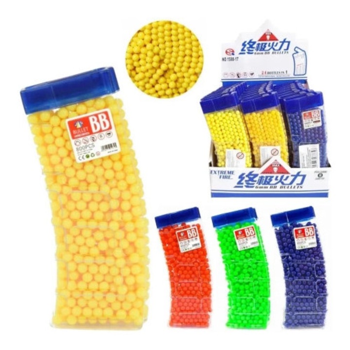 Munitie sporturi de precizie, Trifox, set 800 buc, multicolor