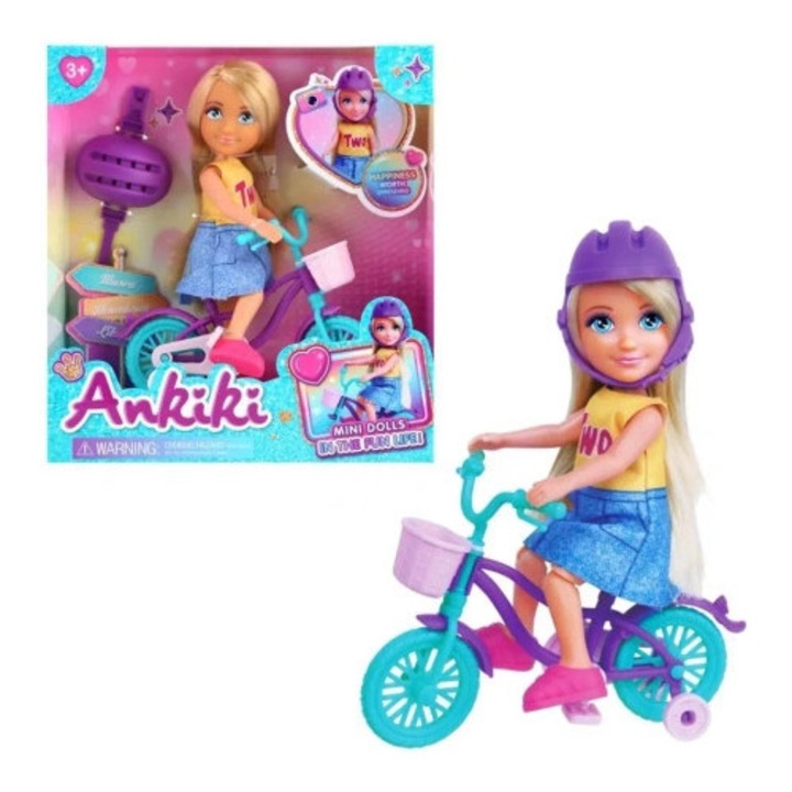 Lala AnKiKi készlet evezővel, sárga és kék, 15x16x6 cm