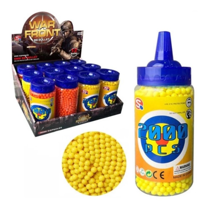 Set bile pentru pistoale, Trifox, 2000 bucati, mix de modele