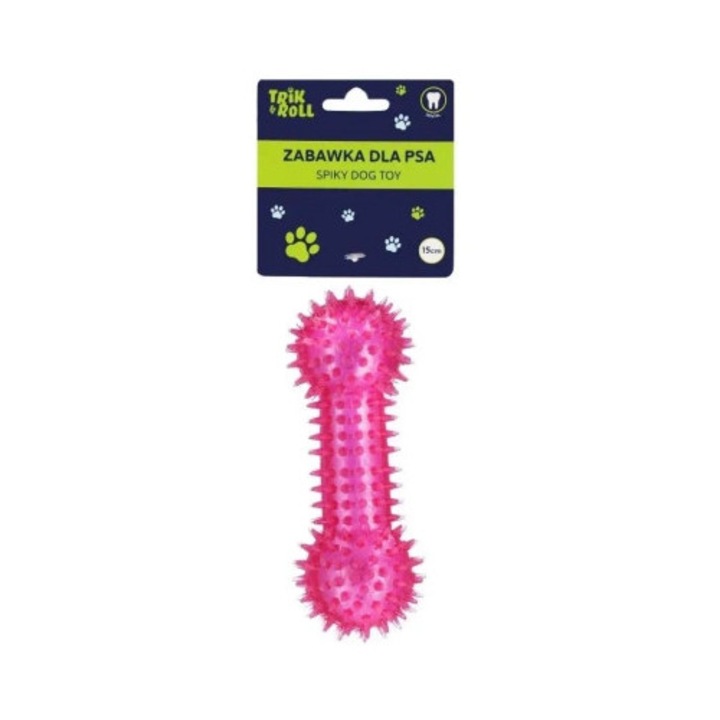 Играчка за кучета Trik&Roll, 15см, розова