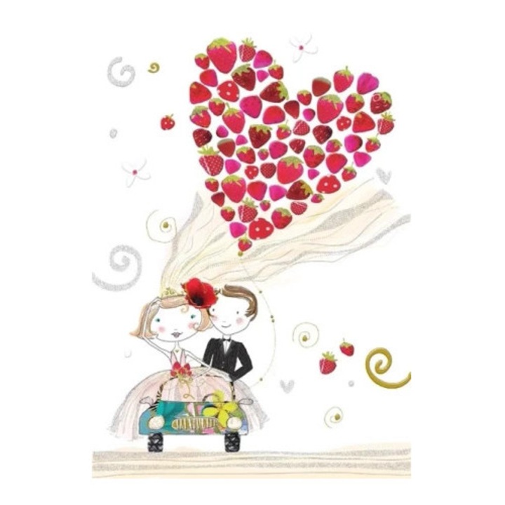 Felicitare B6 Turnowsky, fara text, cu envelopa, multicolor