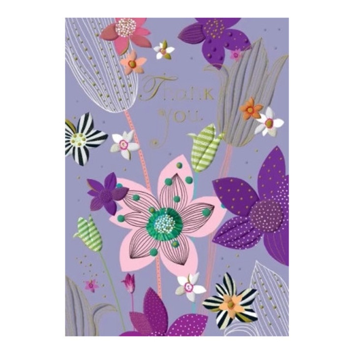 Felicitare Turnowsky, B6, fara text, cu envelopa, flori