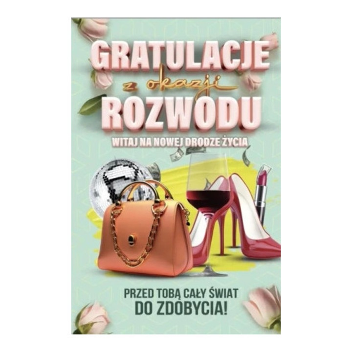 Felicitare Karnet Rozvod Damski cu Zabarea, Yeku, Umoristic, cu Plic