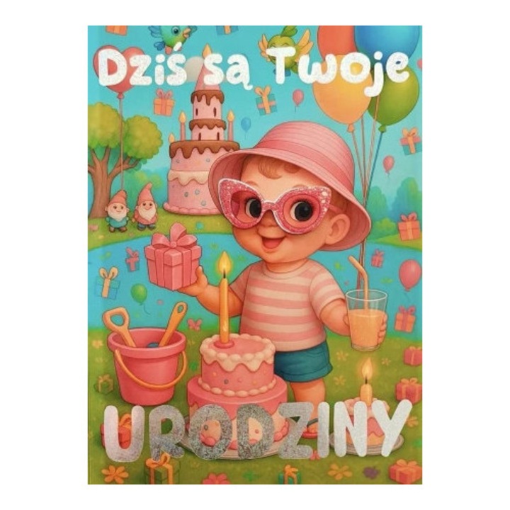 Felicitare Yeku, Urodziny, baietel, elemente decorative, zapada, 10x15cm