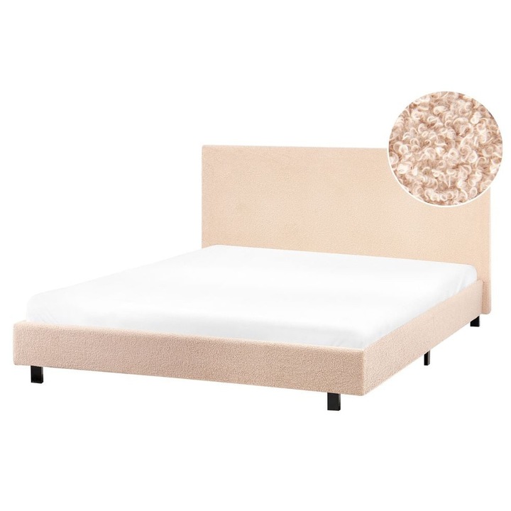 Ágy Buklé Albi 140 x 200 cm Bézs