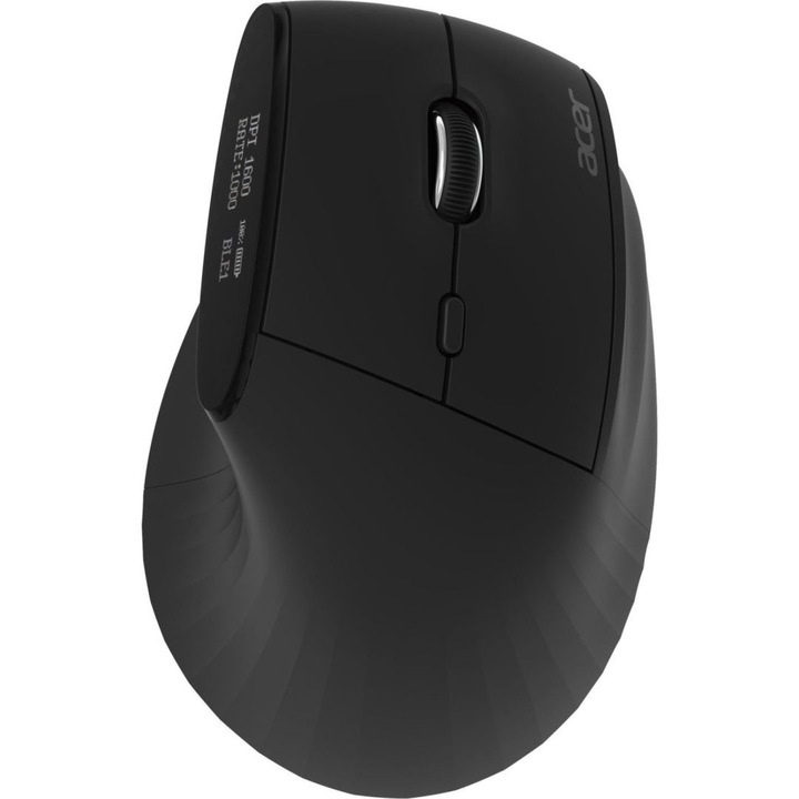 Mouse wireless Bluetooth Acer Smart Fit, 8000DPI, negru