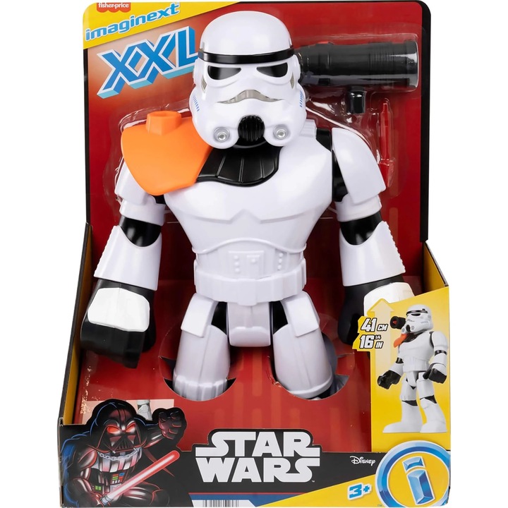 Figurina Mattel Star Wars XXL Storm Trooper, 41 cm