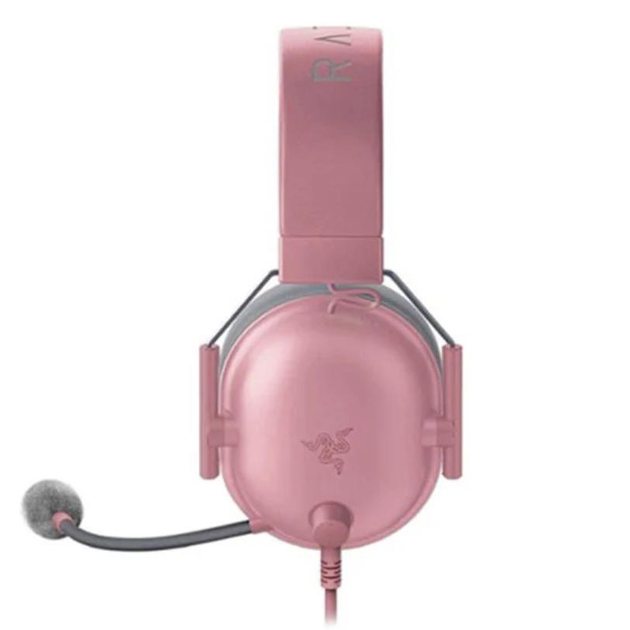Casti gaming Razer Blackshark V2 X, stereo, gri, roz, 1,3m - eMAG.ro